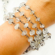 Imperial Topaz Oxidized Wire Chain.